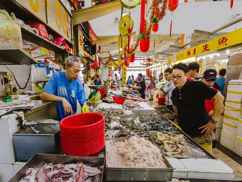 Khám phá 3 khu “chợ ướt” sầm uất bậc nhất Singapore