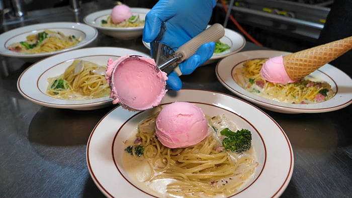 Pasta Ice Món Ice Cream Pasta -