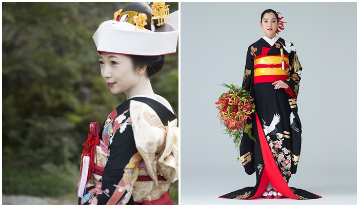 Nét duyên dáng trong trang phục cưới truyền thống của Nhật Bản