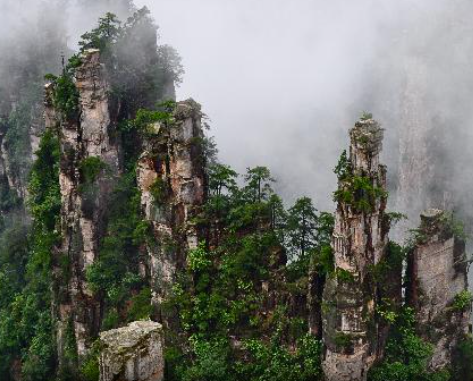 Dãy núi Thiên Tử, Hồ Nam