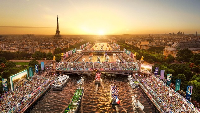 Lễ khai mạc Olympic Paris 2024 trên sông Seine