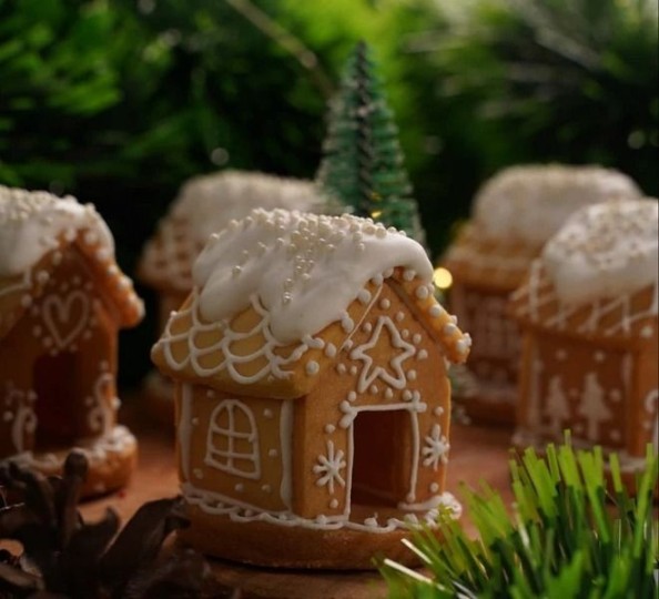 Một ngôi nhà bằng bánh gừng.