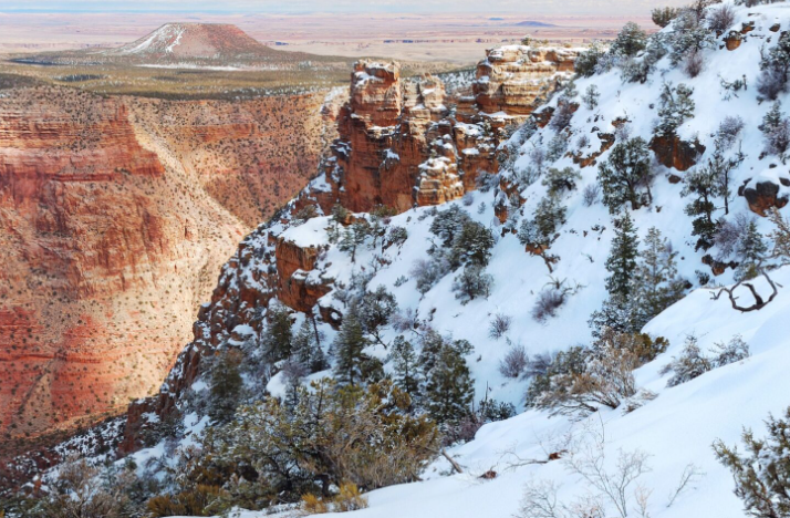 Grand Canyon vào mùa đông