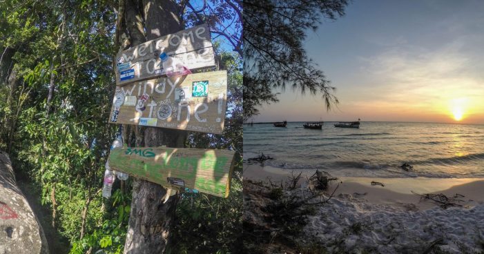 Vẻ đẹp mê hồn của Koh Phi Phi từ điểm ngắm hoàng hôn.